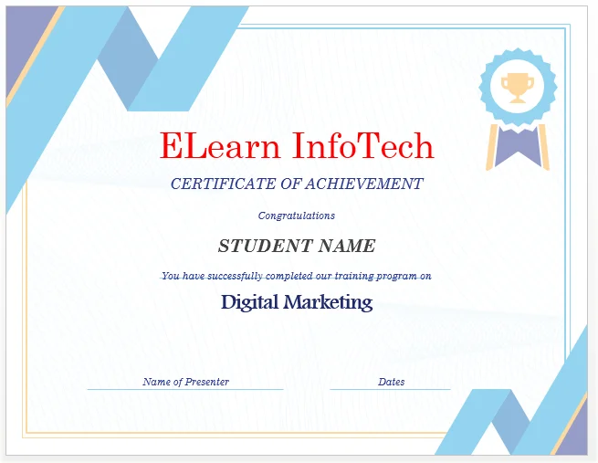 digital marketing online  training